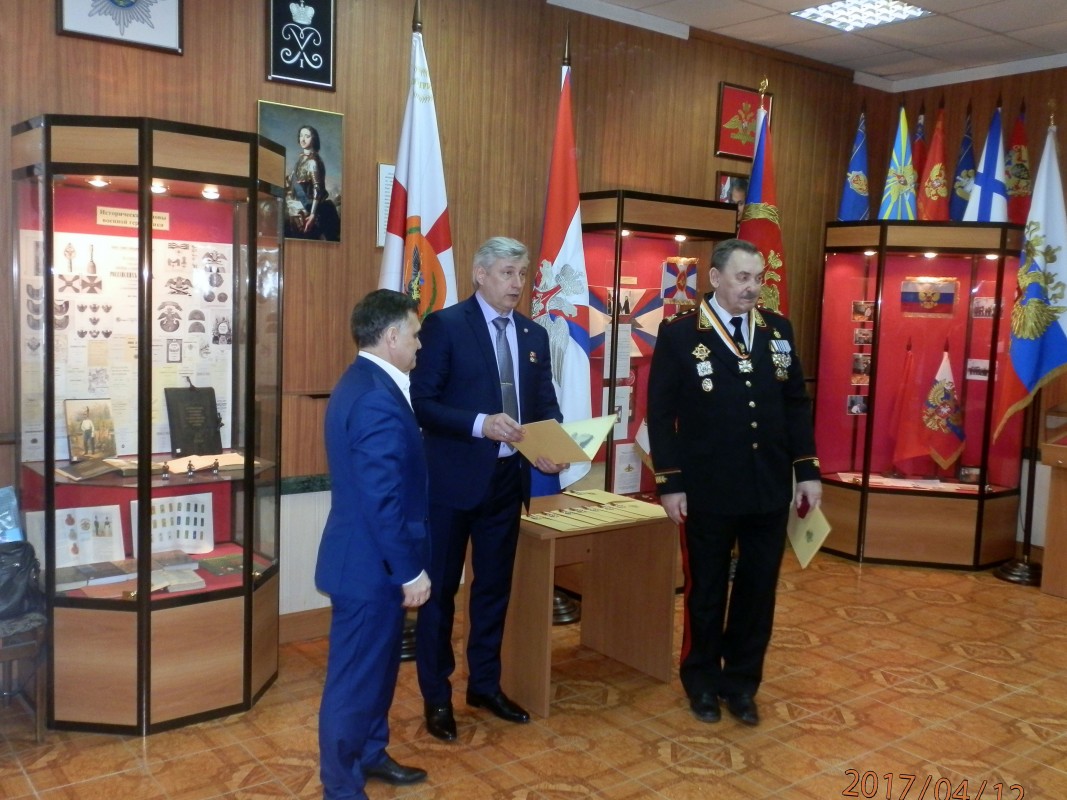 Награждение офицеров Орденом Святителя Николая Чудотворца состоялось в галерее военной геральдики