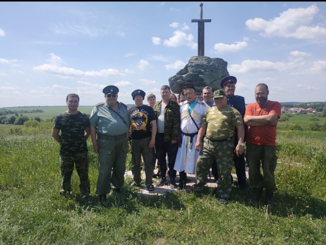 Рязанский отдел ВБКВ установил поклонный крест